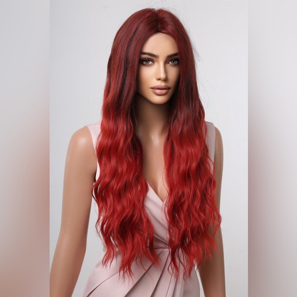 13*1" Full-Machine Wigs Synthetic Long Wave 27" - Picture 5 of 7